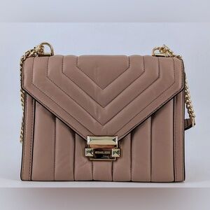 Michael Kors Blush Quilted Crossbody Bag